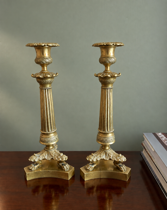 19th century neoclassical candlesticks