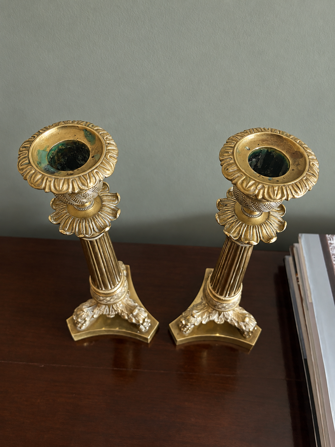 19th century neoclassical candlesticks