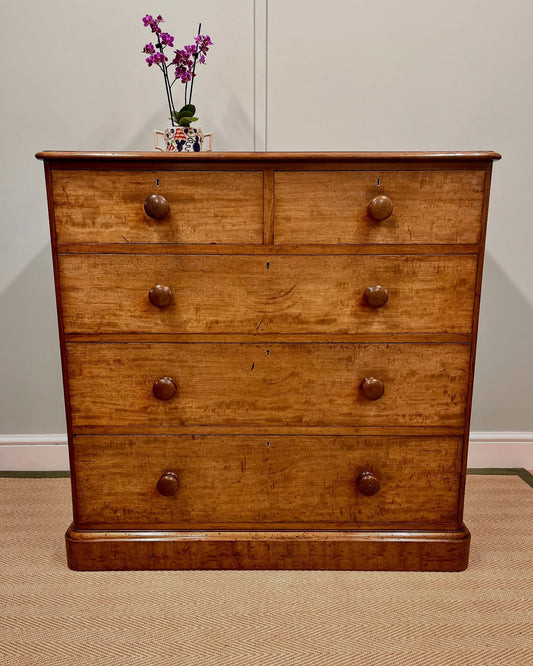 Mid 19th century chest of drawers by Heal and son, London image 0