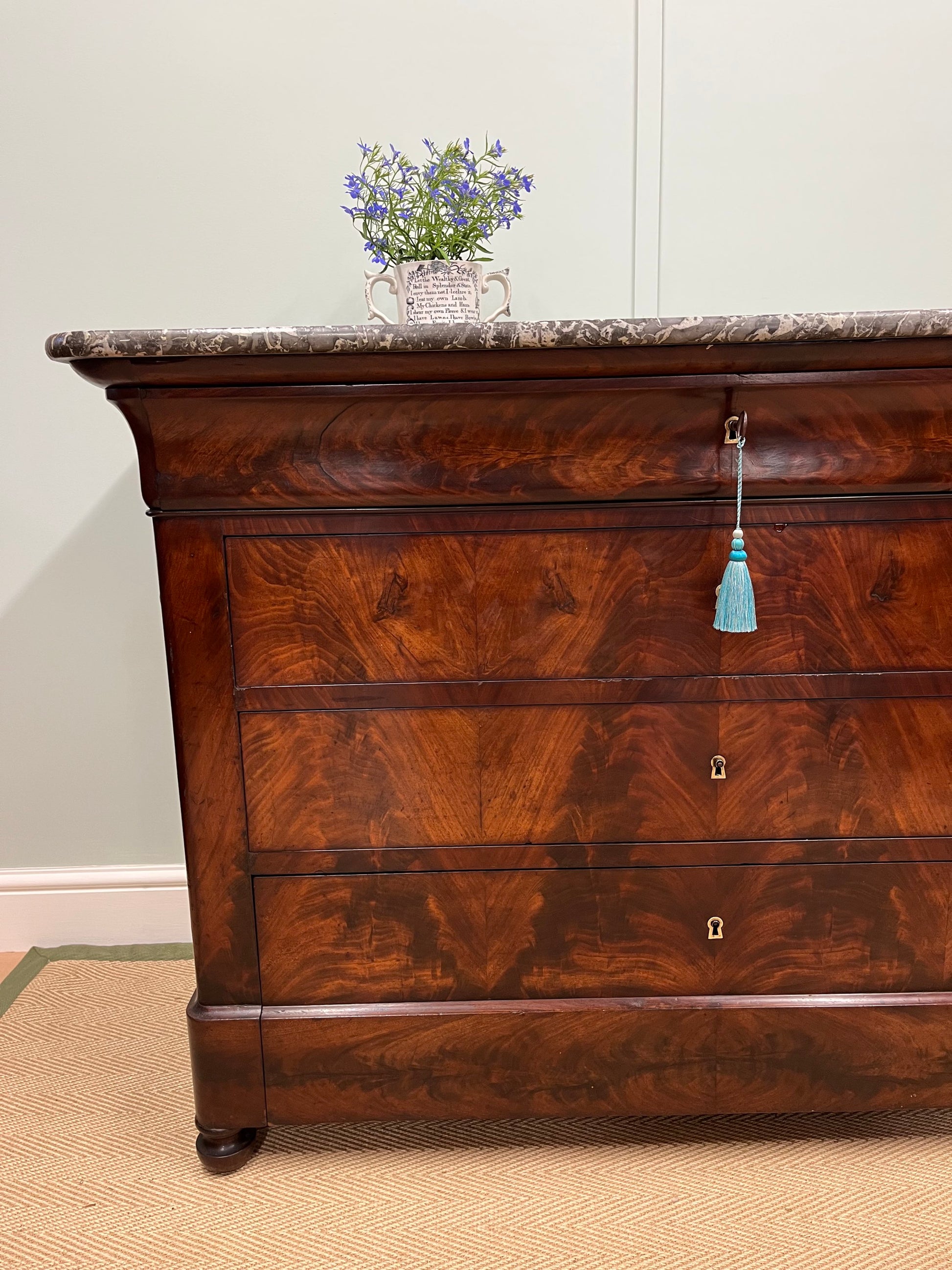 19th century French Louis Philippe chest of drawers image 1
