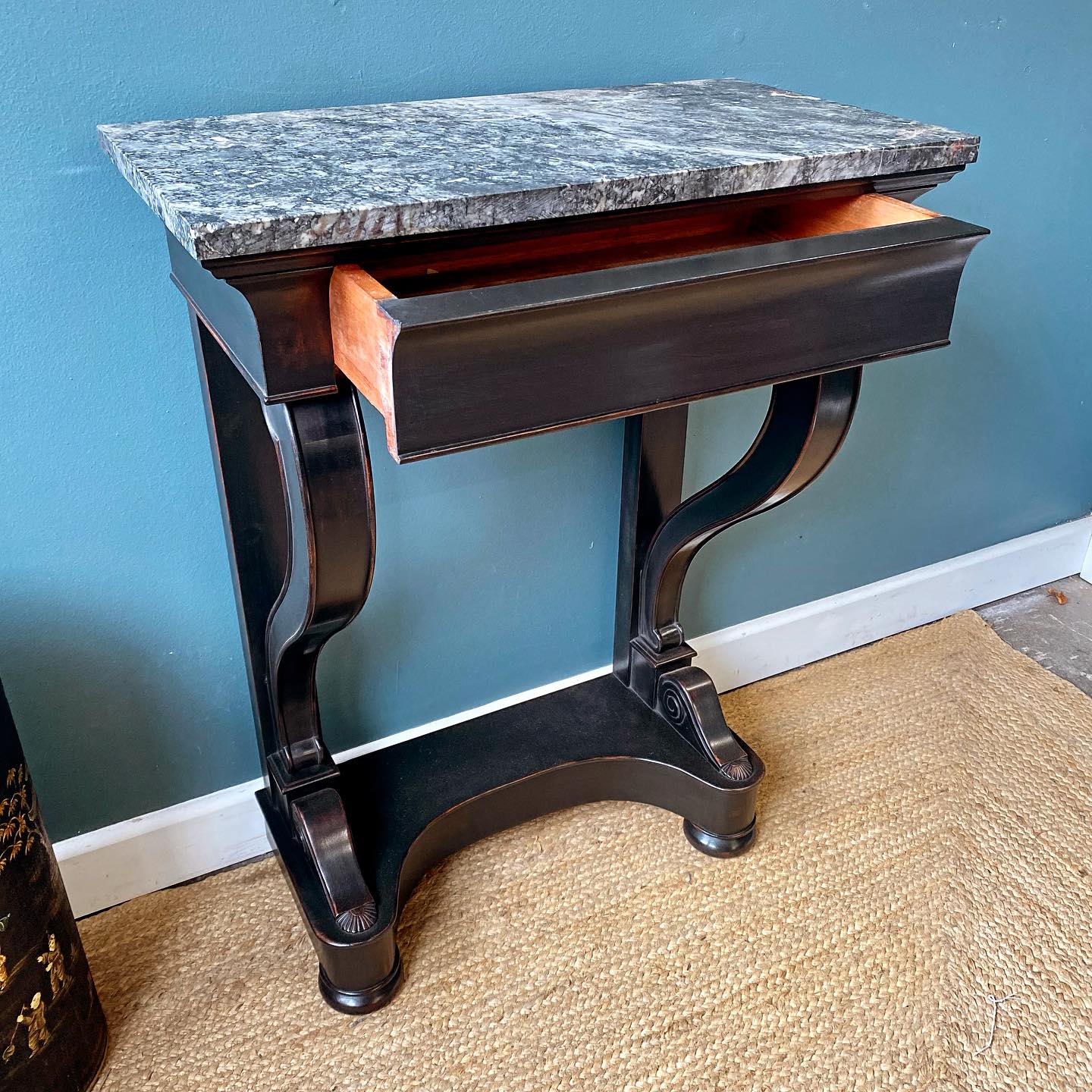 Marble topped console table image 2