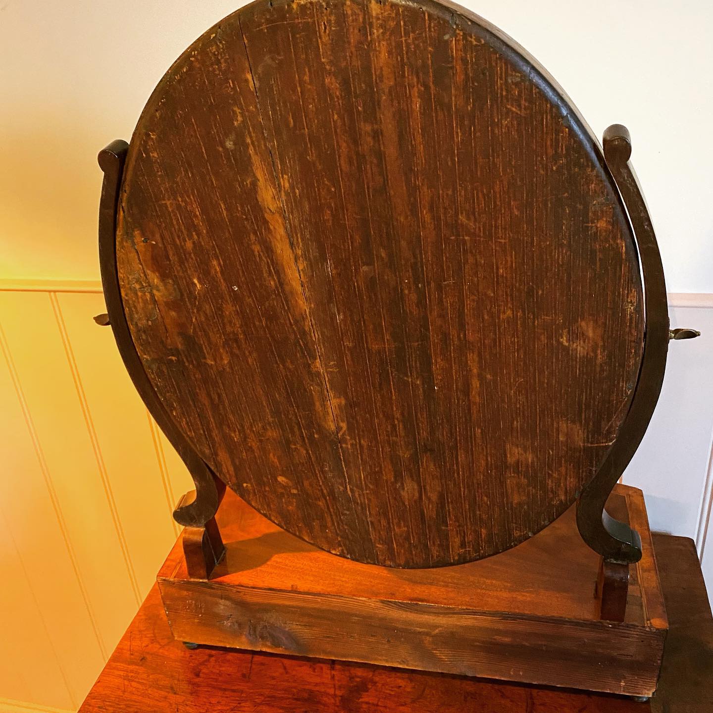 Georgian mahogany dressing table mirror image 6
