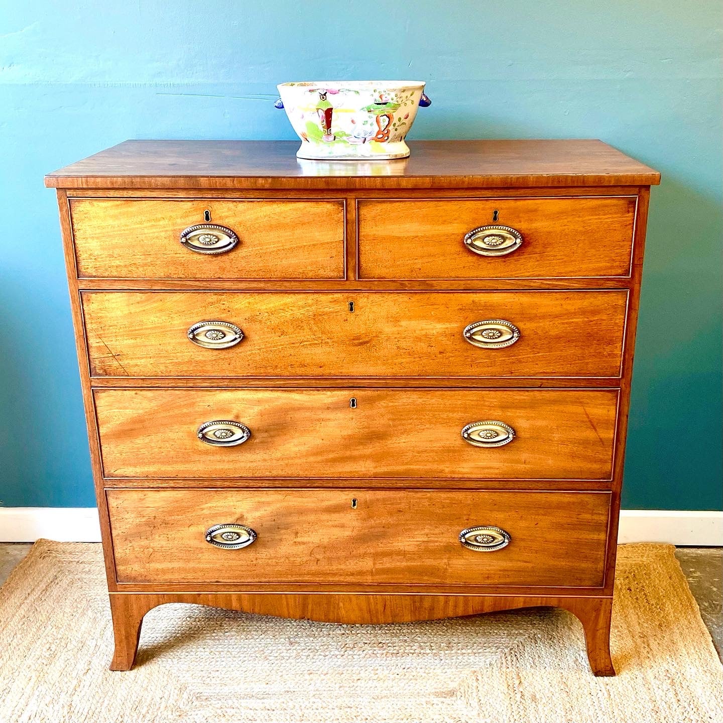 Regency Mahogany Chest of Drawers image 0