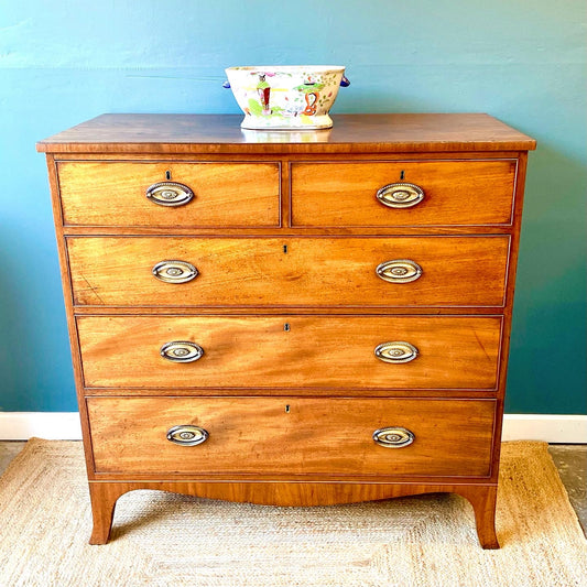Regency Mahogany Chest of Drawers image 0