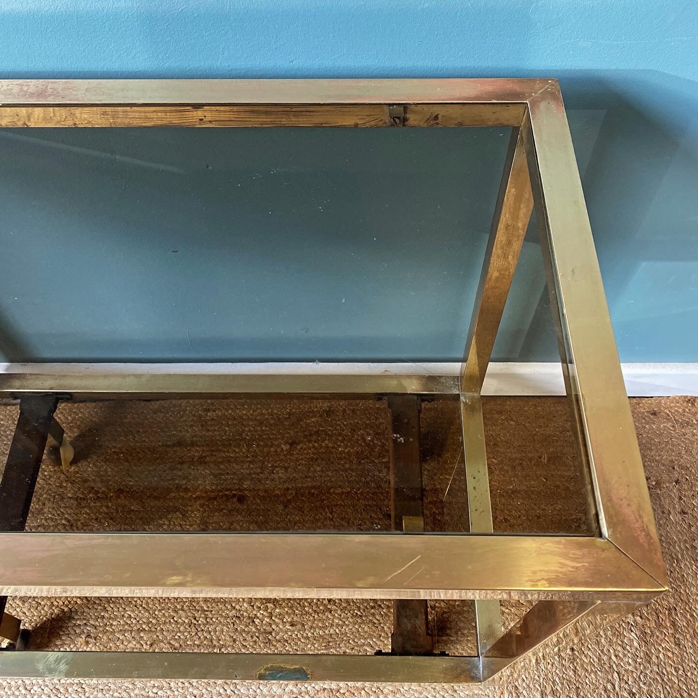 Italian 1970s brass drinks trolley image 5