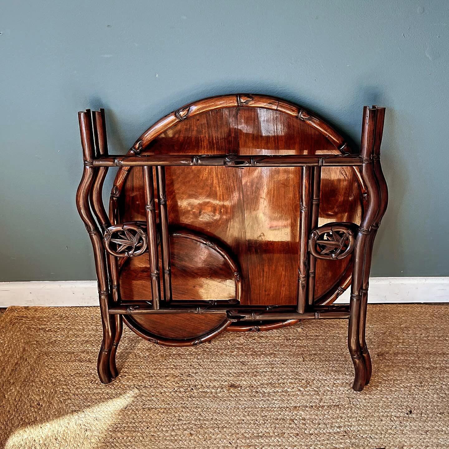 Late 19th centuryChinese hardwood folding table image 6