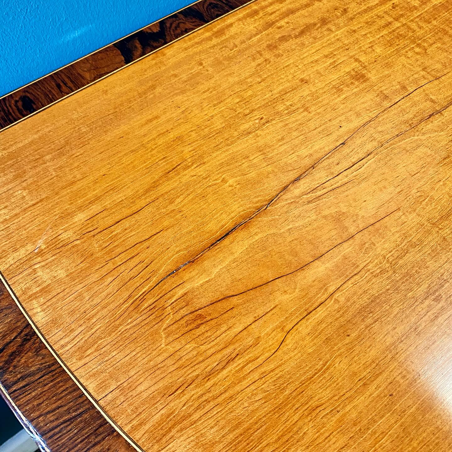 Georgian satinwood card table image 7