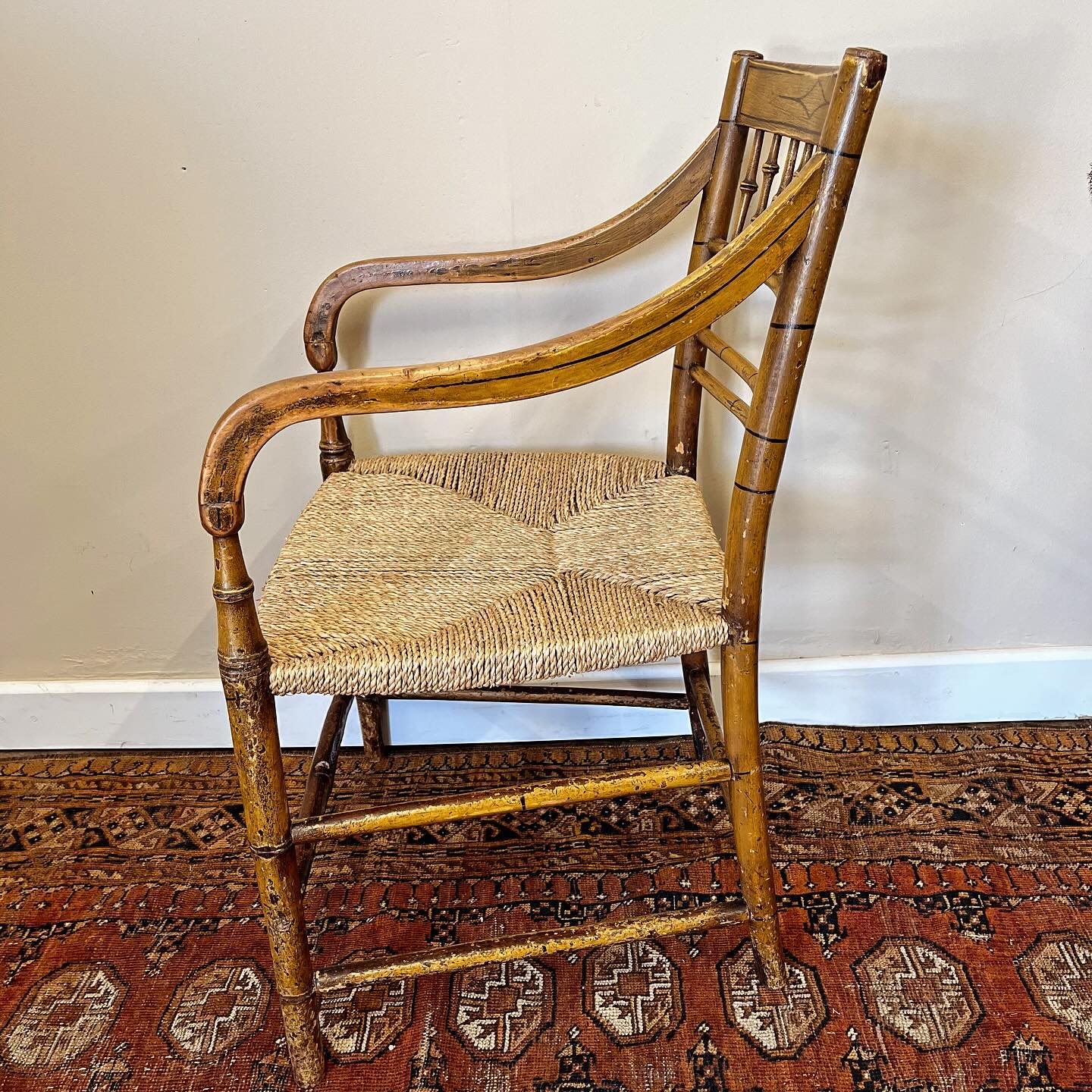 Regency painted chair image 4