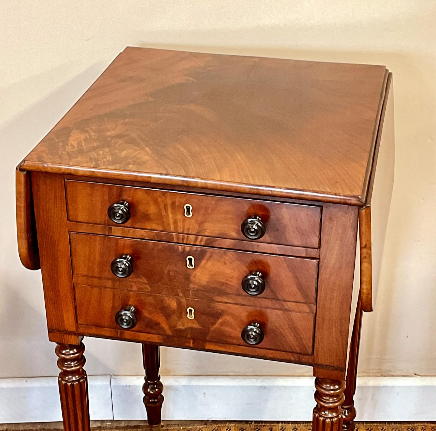 19th century mahogany table image 8