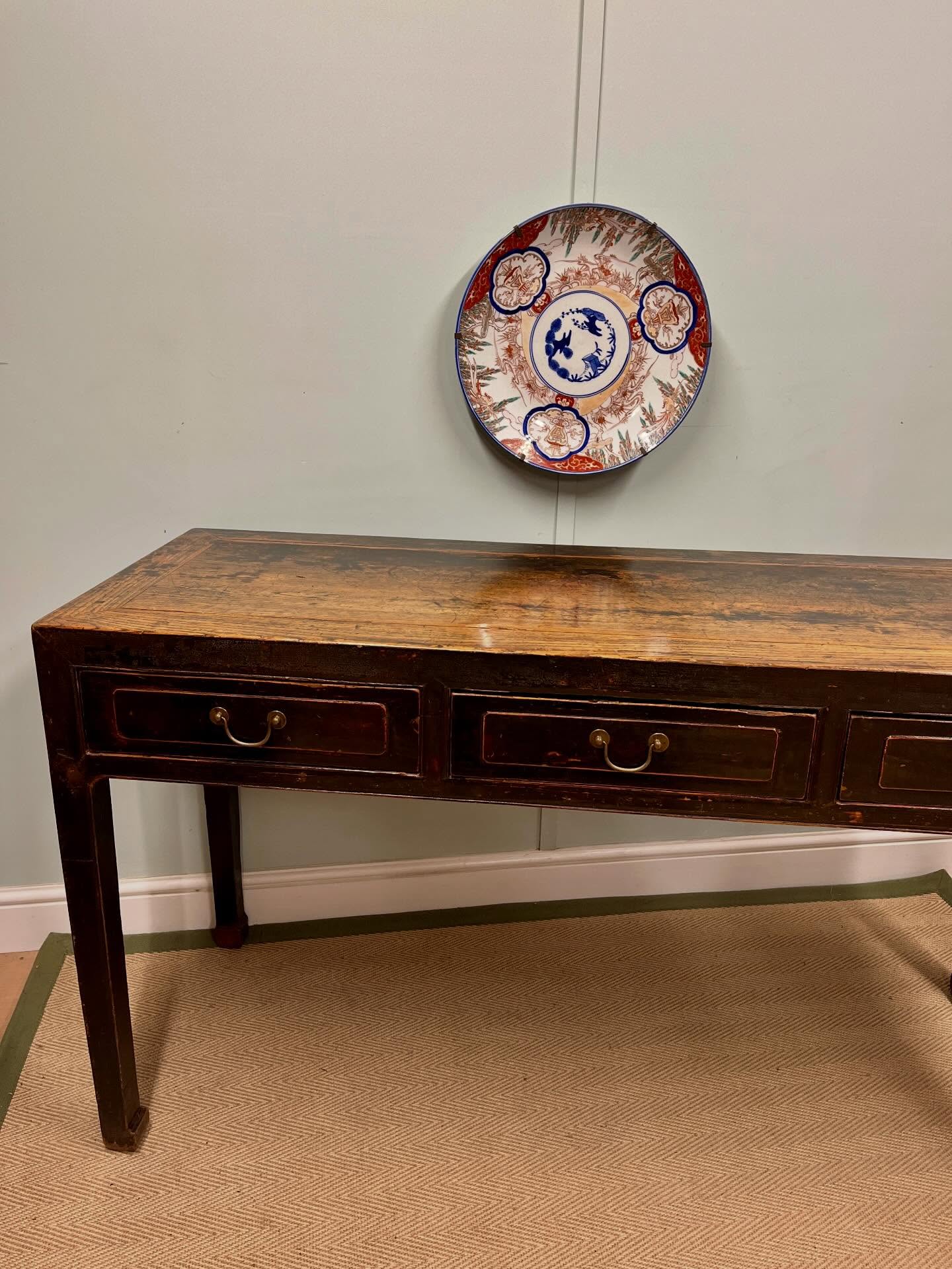 19th century Chinese elm table image 2