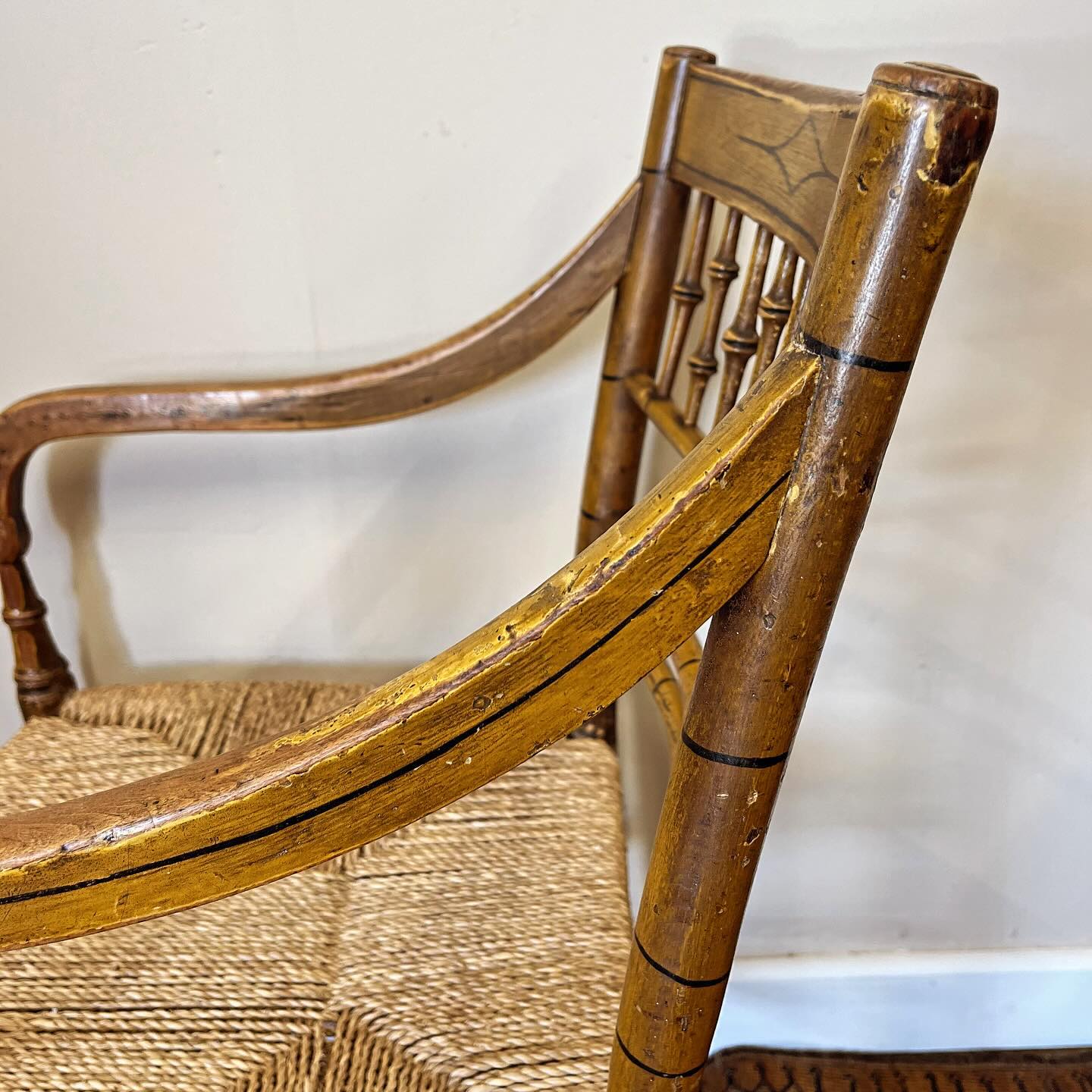 Regency painted chair image 5