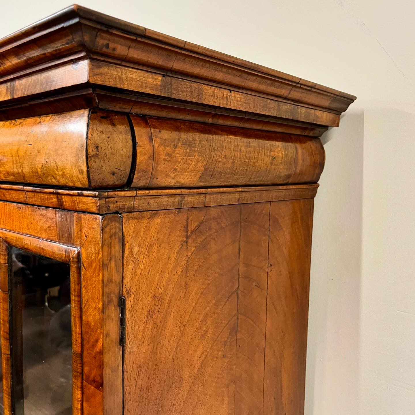 Queen Anne walnut bookcase image 5