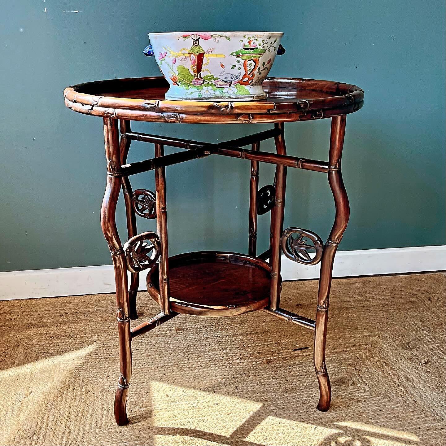 Late 19th centuryChinese hardwood folding table image 0