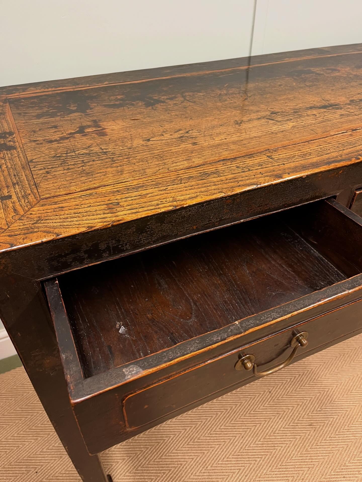 19th century Chinese elm table image 7