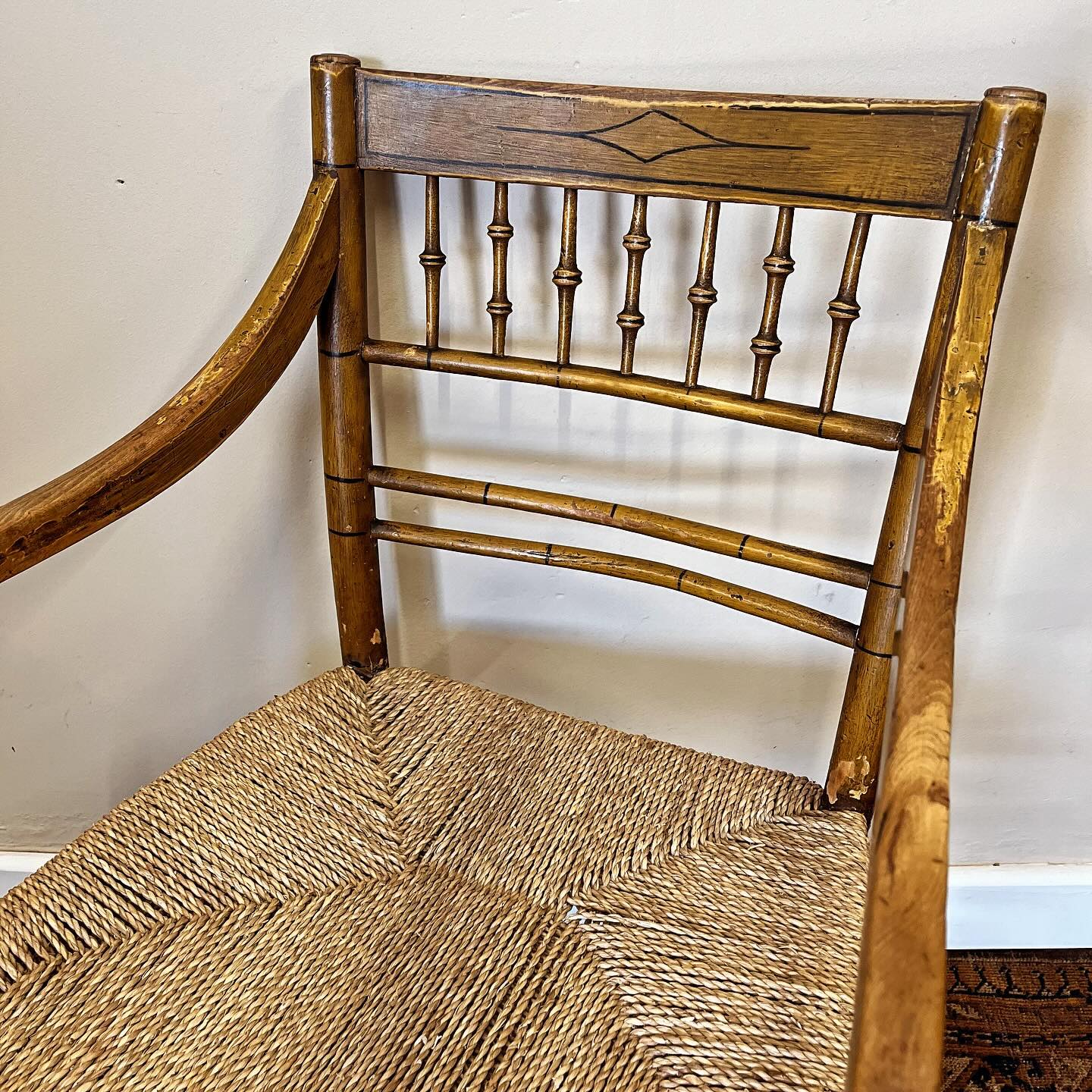 Regency painted chair image 1