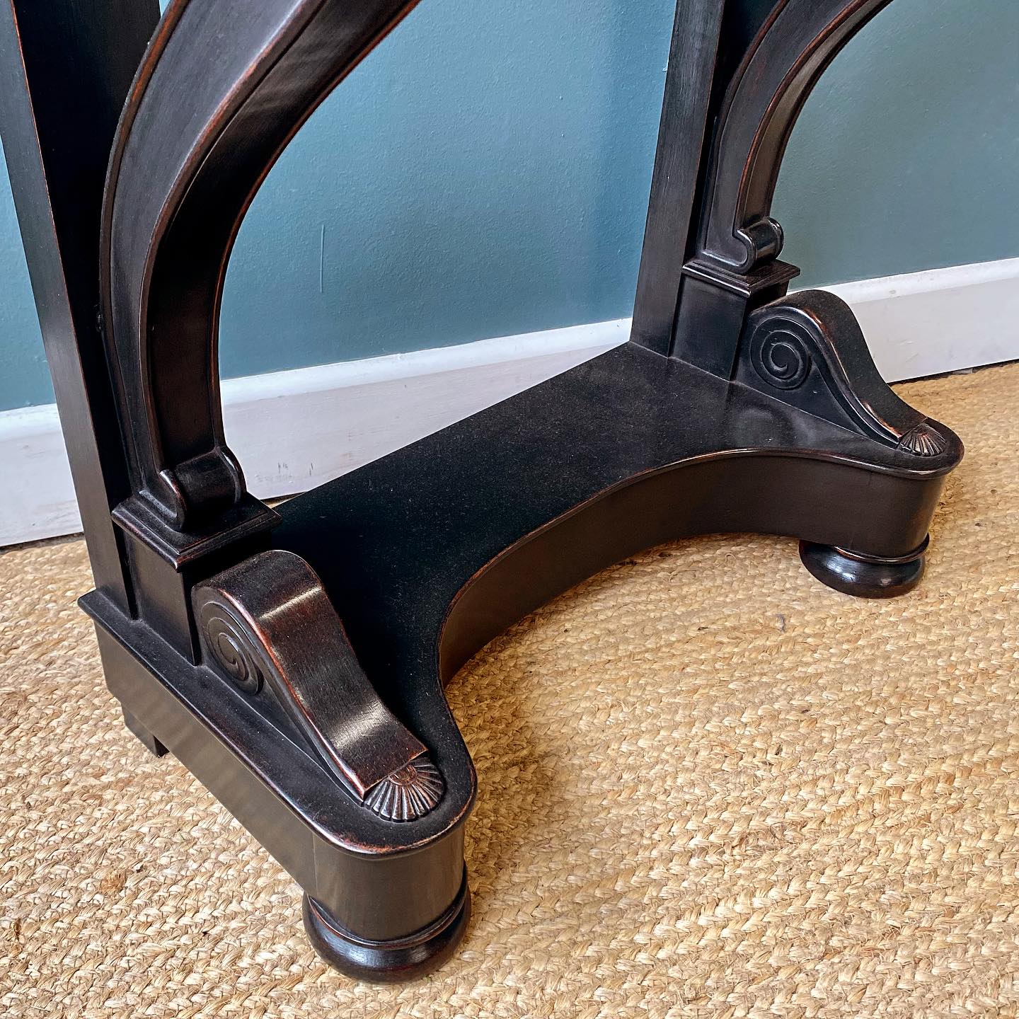 Marble topped console table image 3