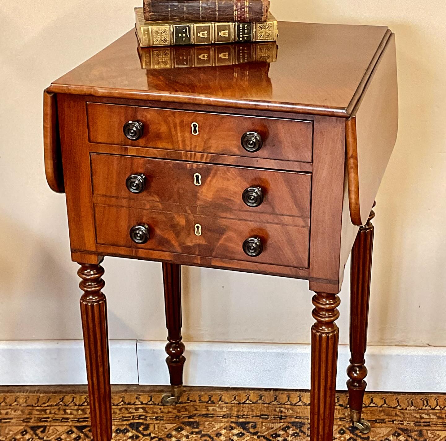 19th century mahogany table image 1