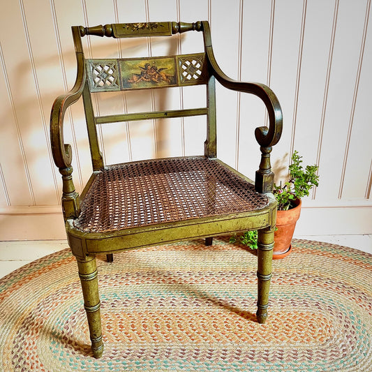 Regency painted armchair image 0