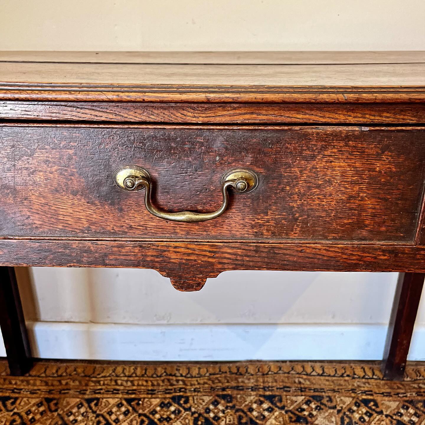 Georgian oak lowboy image 5
