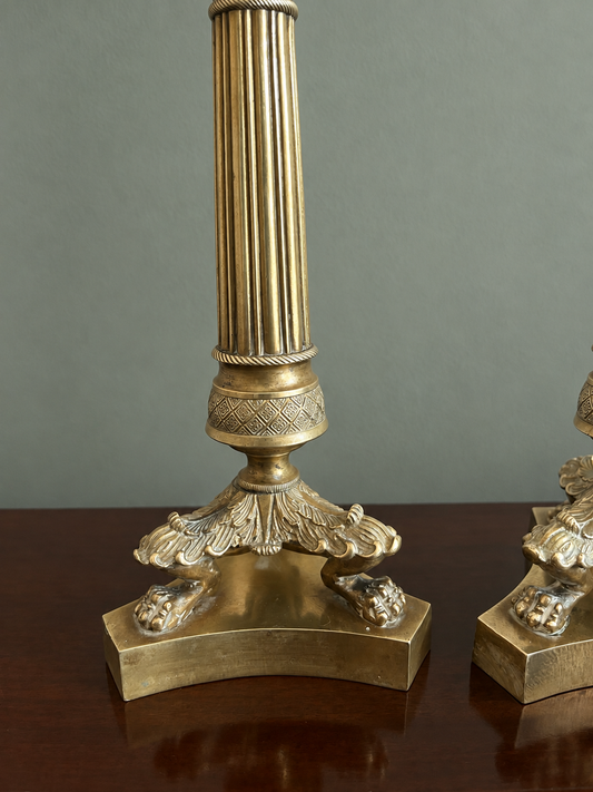 19th century neoclassical candlesticks