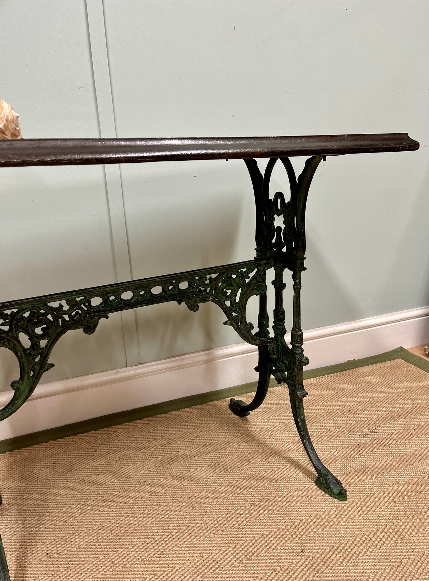 19th century cast iron table