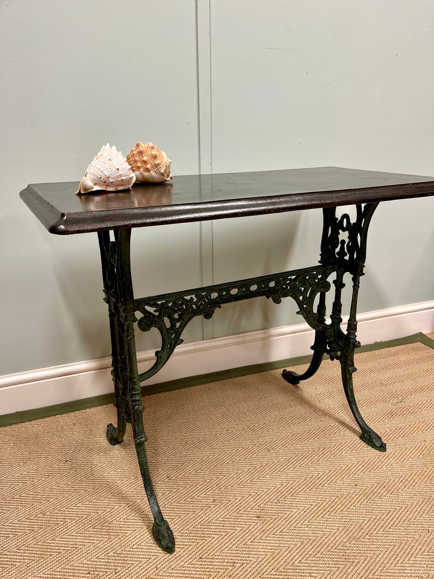 19th century cast iron table
