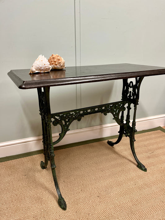 19th century cast iron table