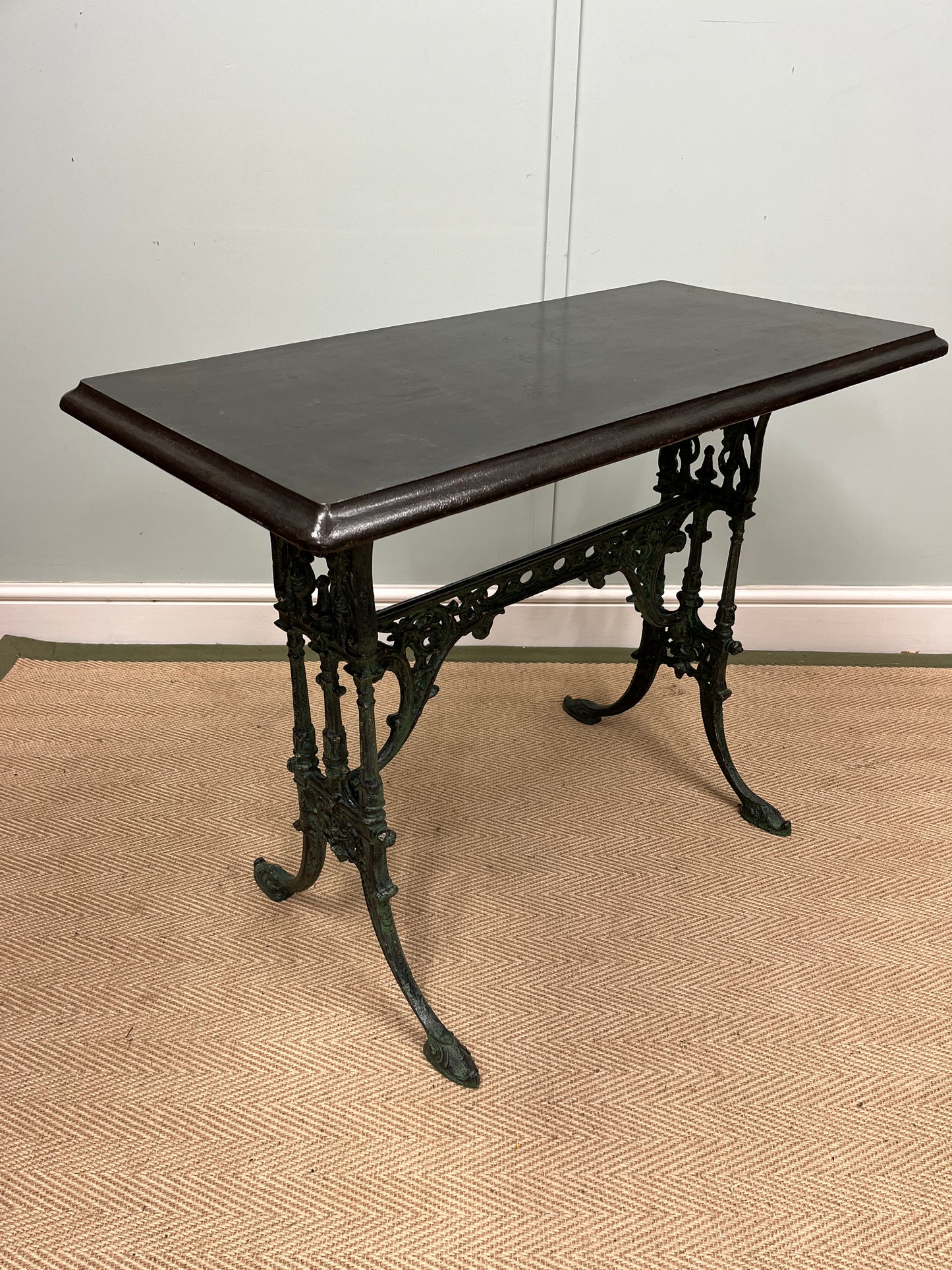 19th century cast iron table