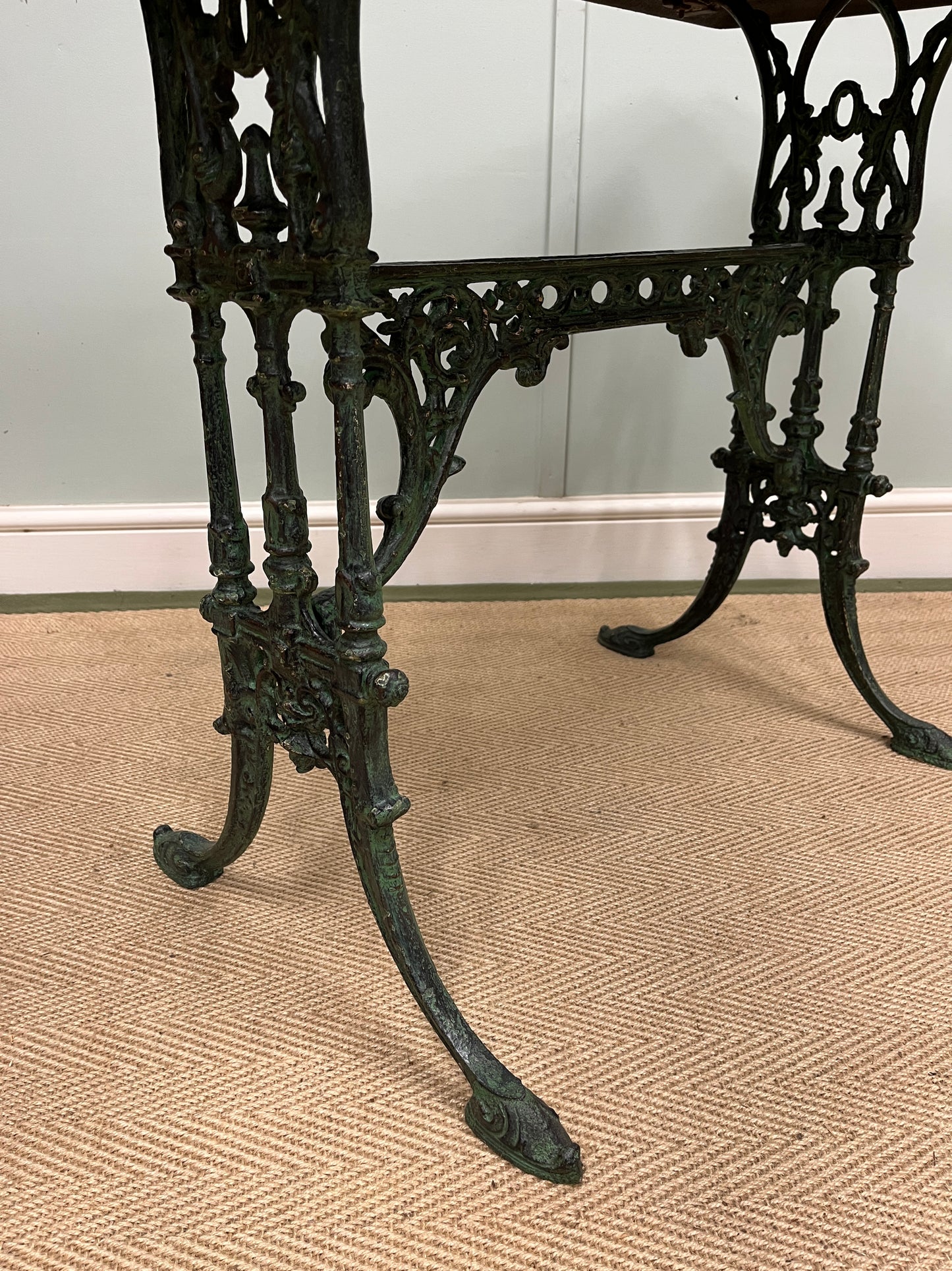 19th century cast iron table