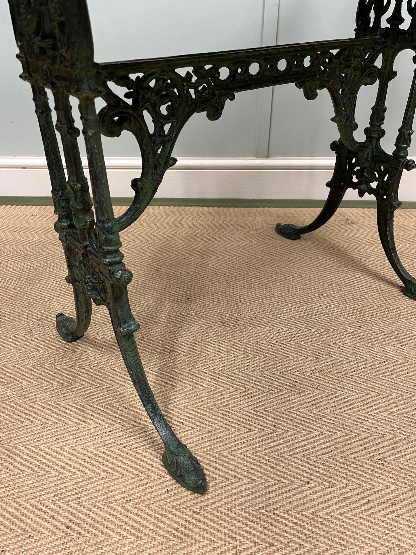 19th century cast iron table