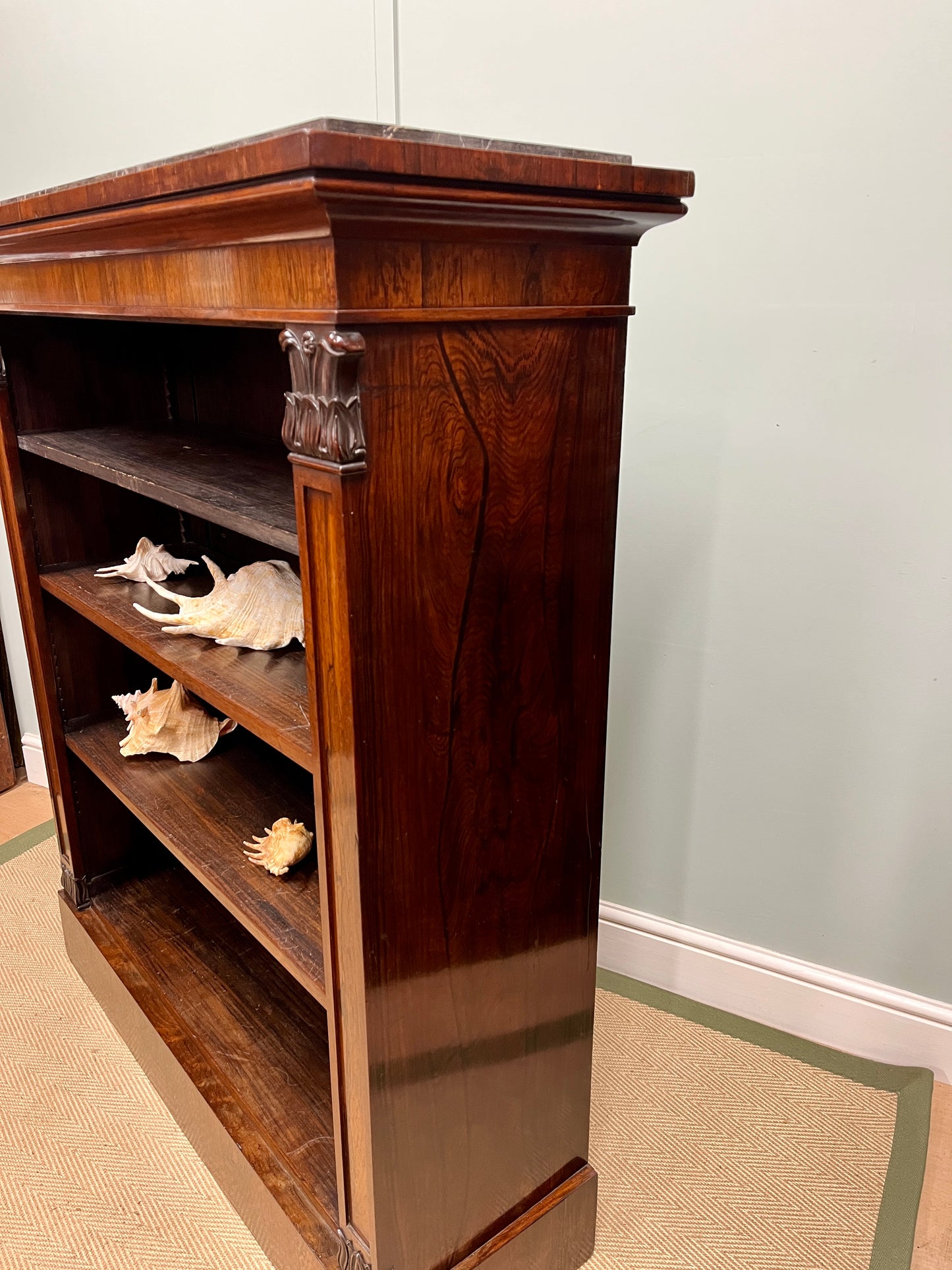 George lV rosewood bookcase