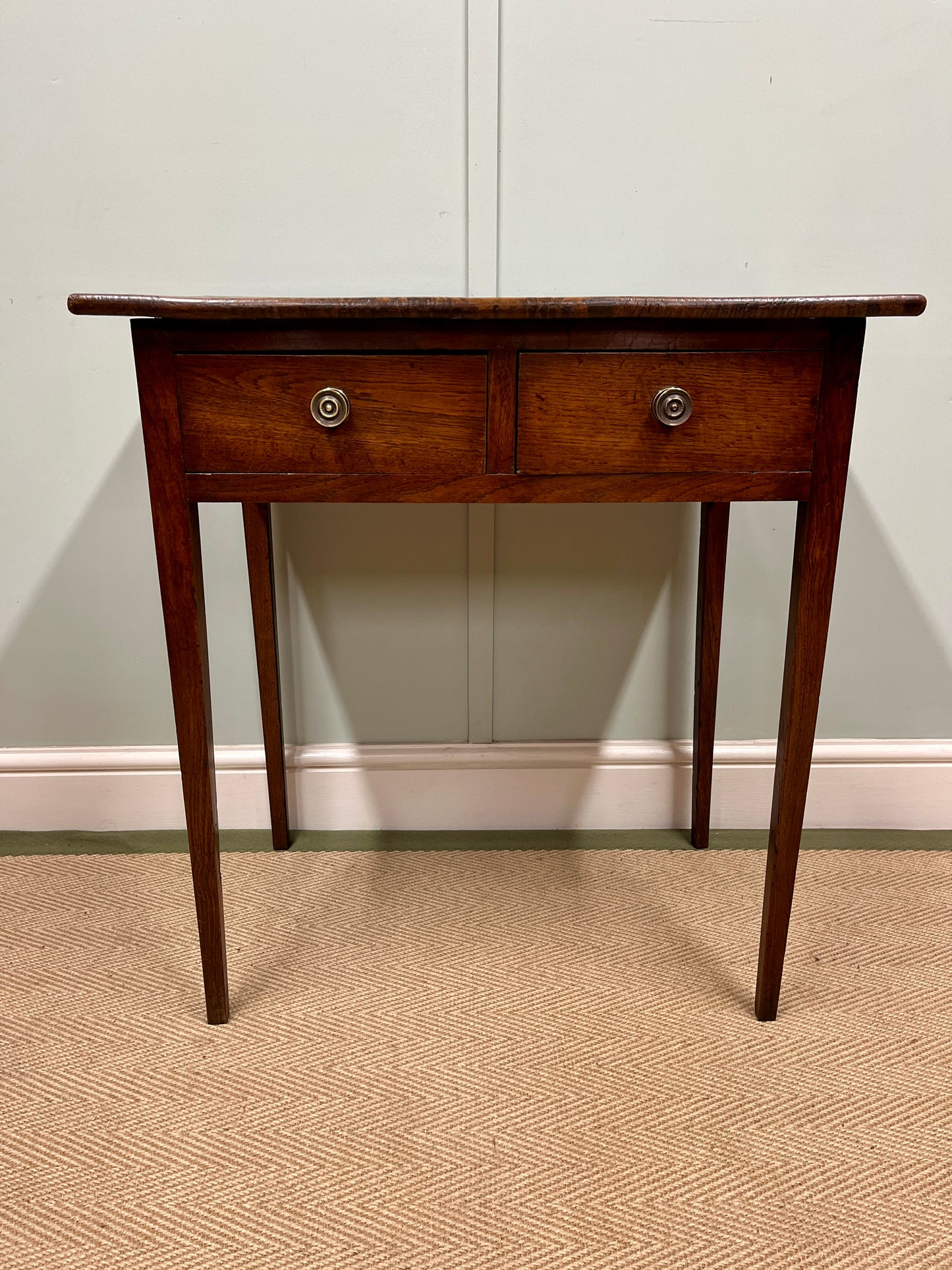 19th century burr ash table