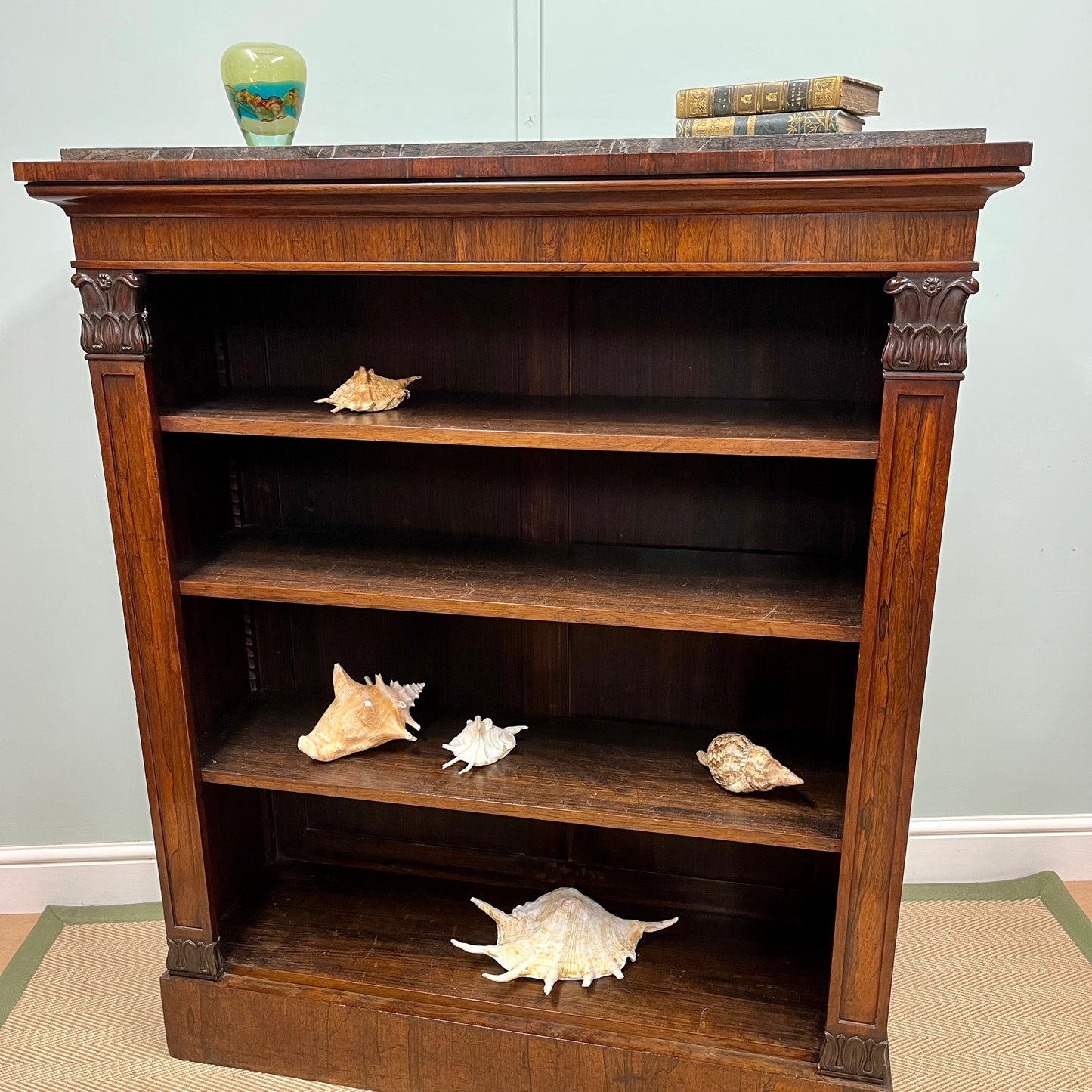George lV rosewood bookcase