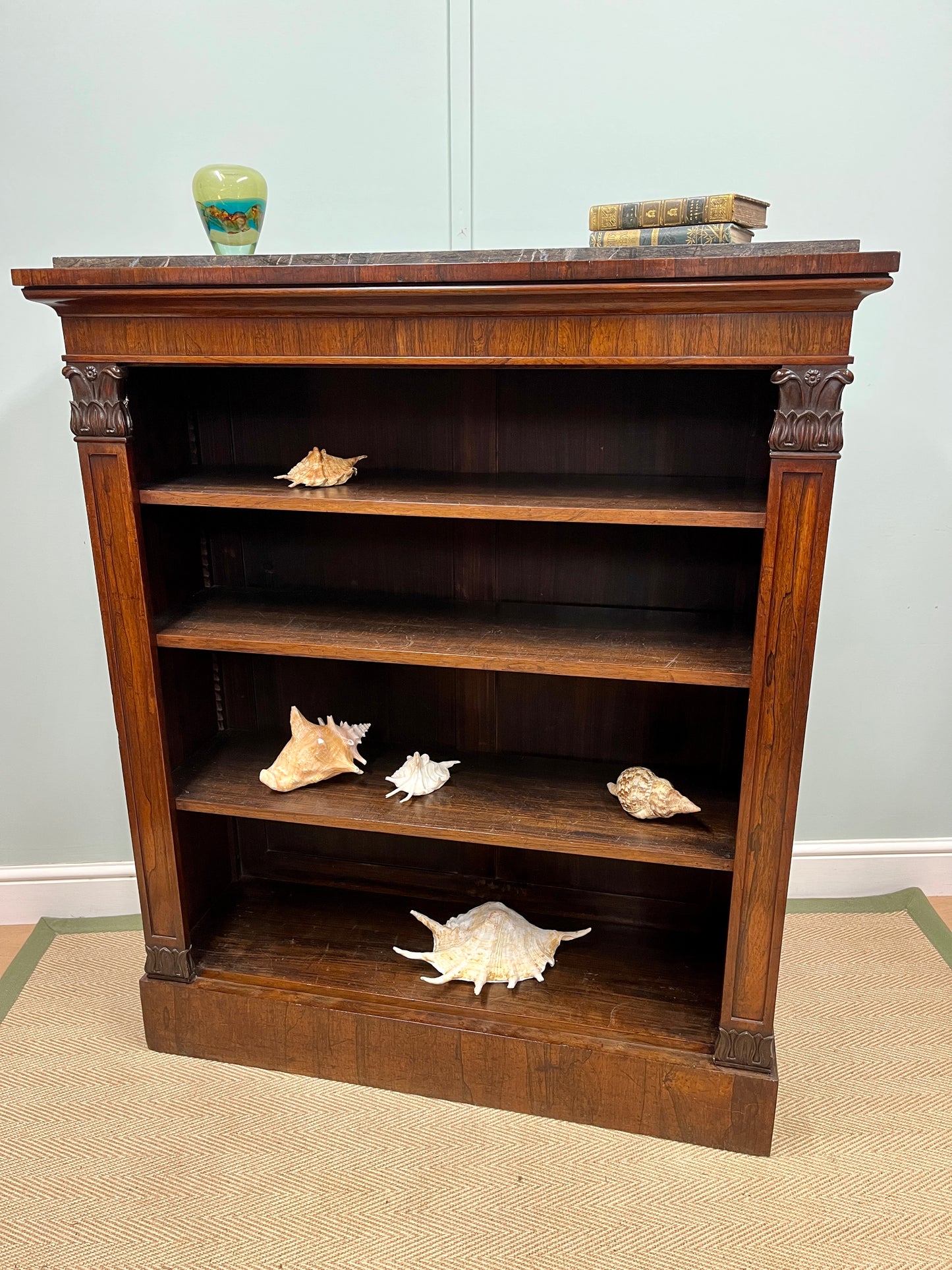 George lV rosewood bookcase