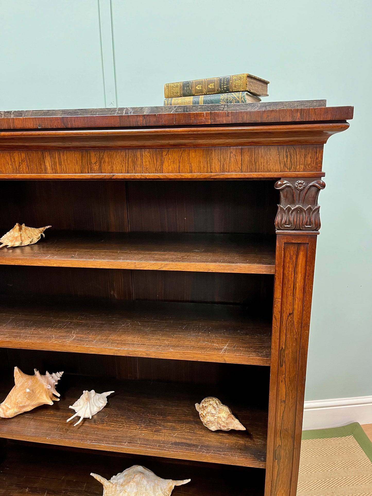 George lV rosewood bookcase
