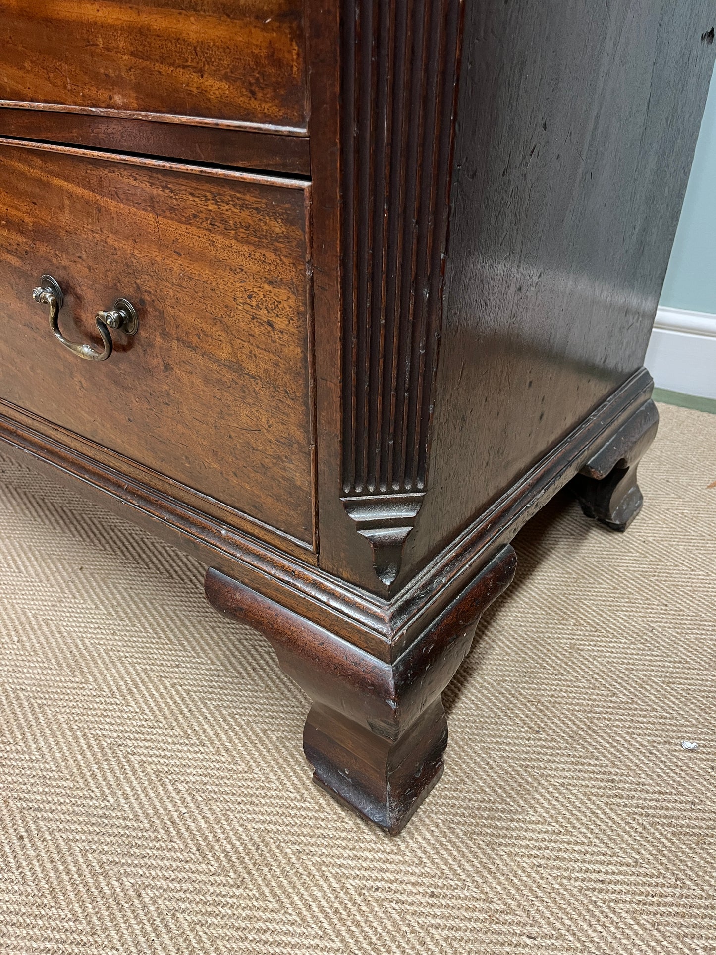 18th century mahogany chest on chest