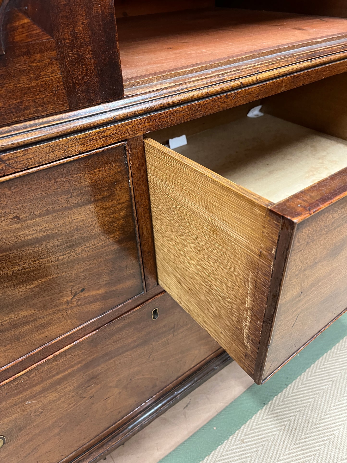 18th century mahogany linen press