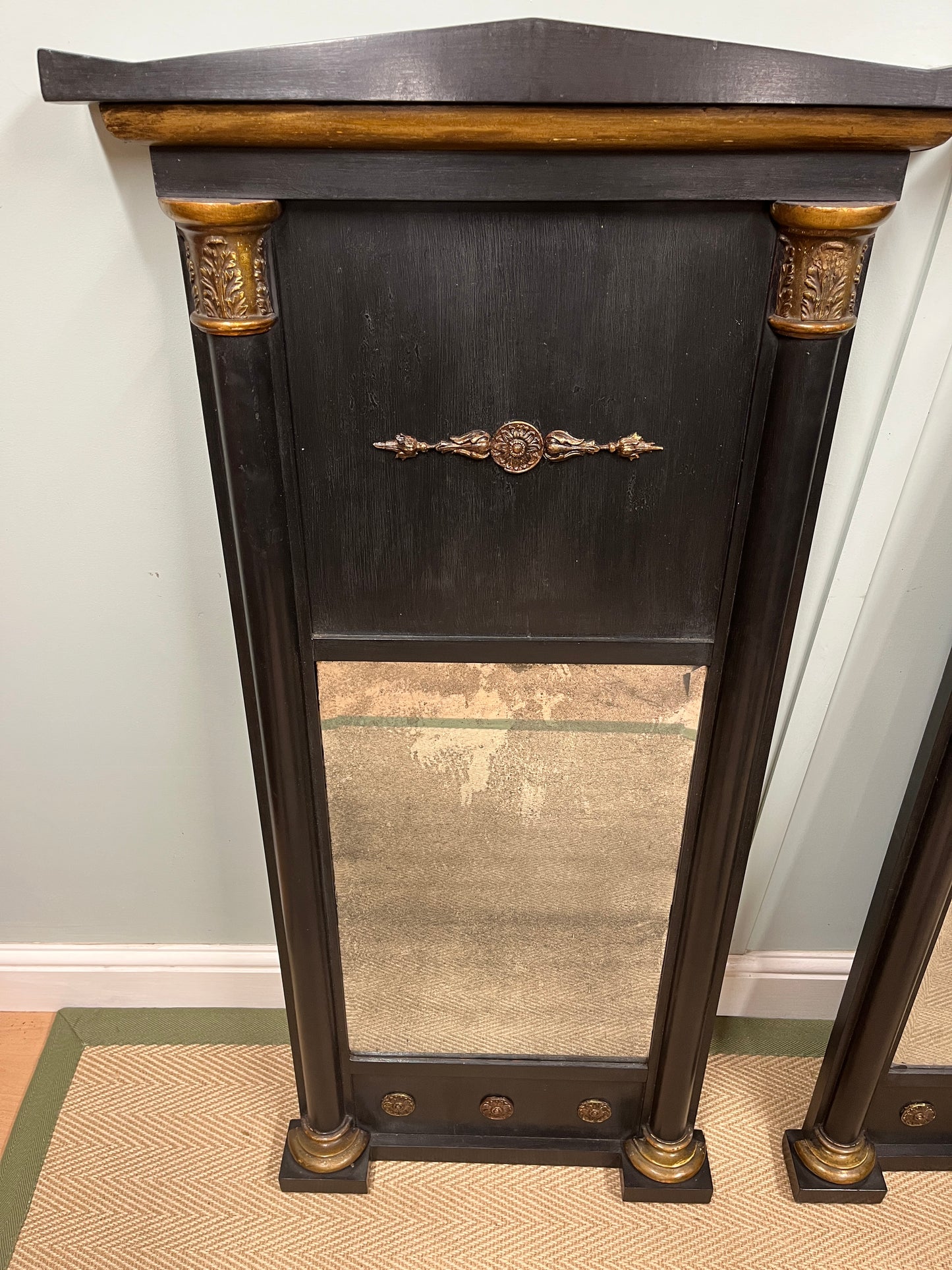 Pair of Empire style mirrors