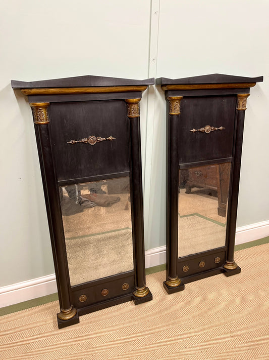 Pair of Empire style mirrors