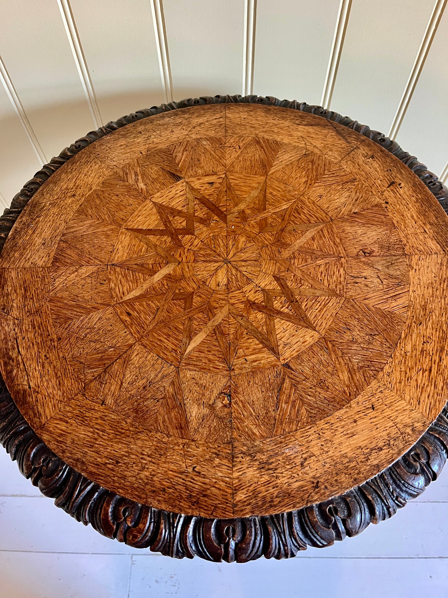 French 19th century oak table