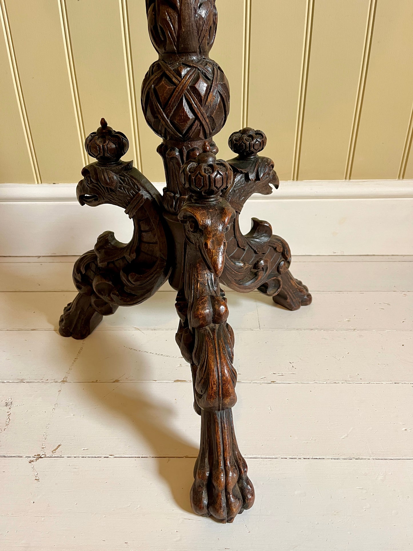 French 19th century oak table