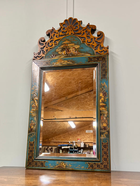 Edwardian chinoiserie mirror