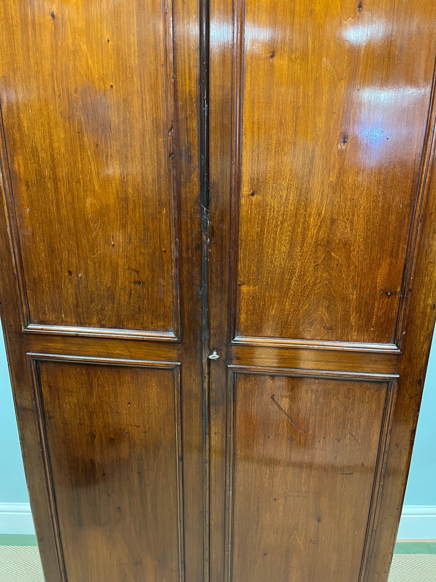 19th century slim cupboard