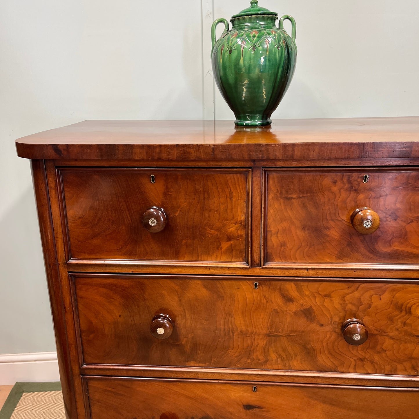 19th century mahogany chest of drawers