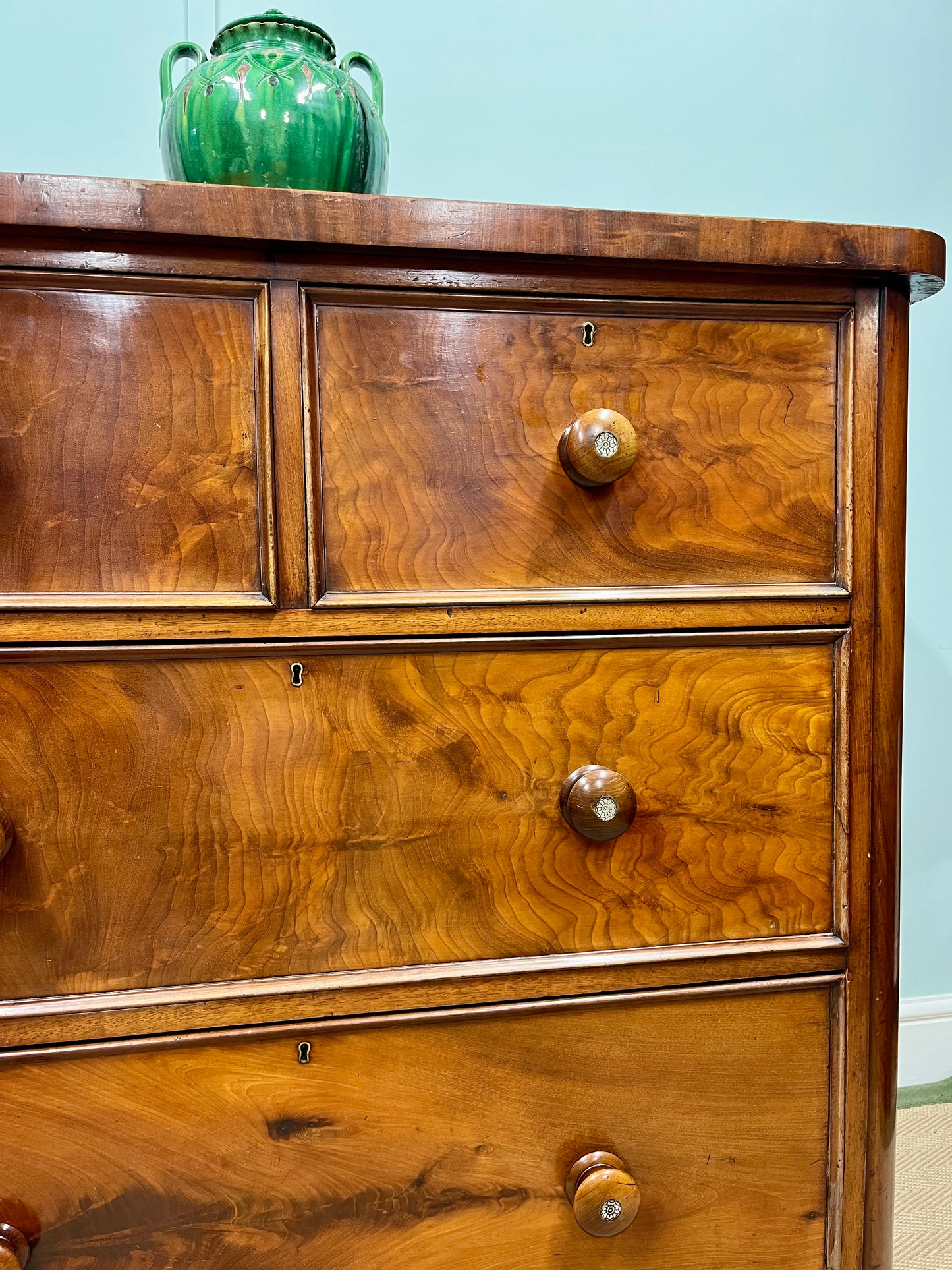 19th century mahogany chest of drawers