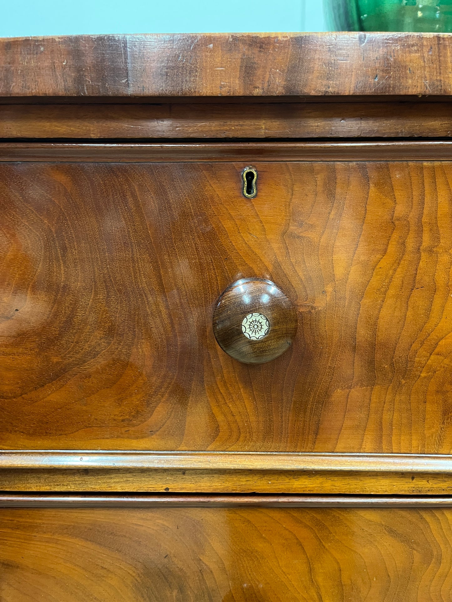 19th century mahogany chest of drawers