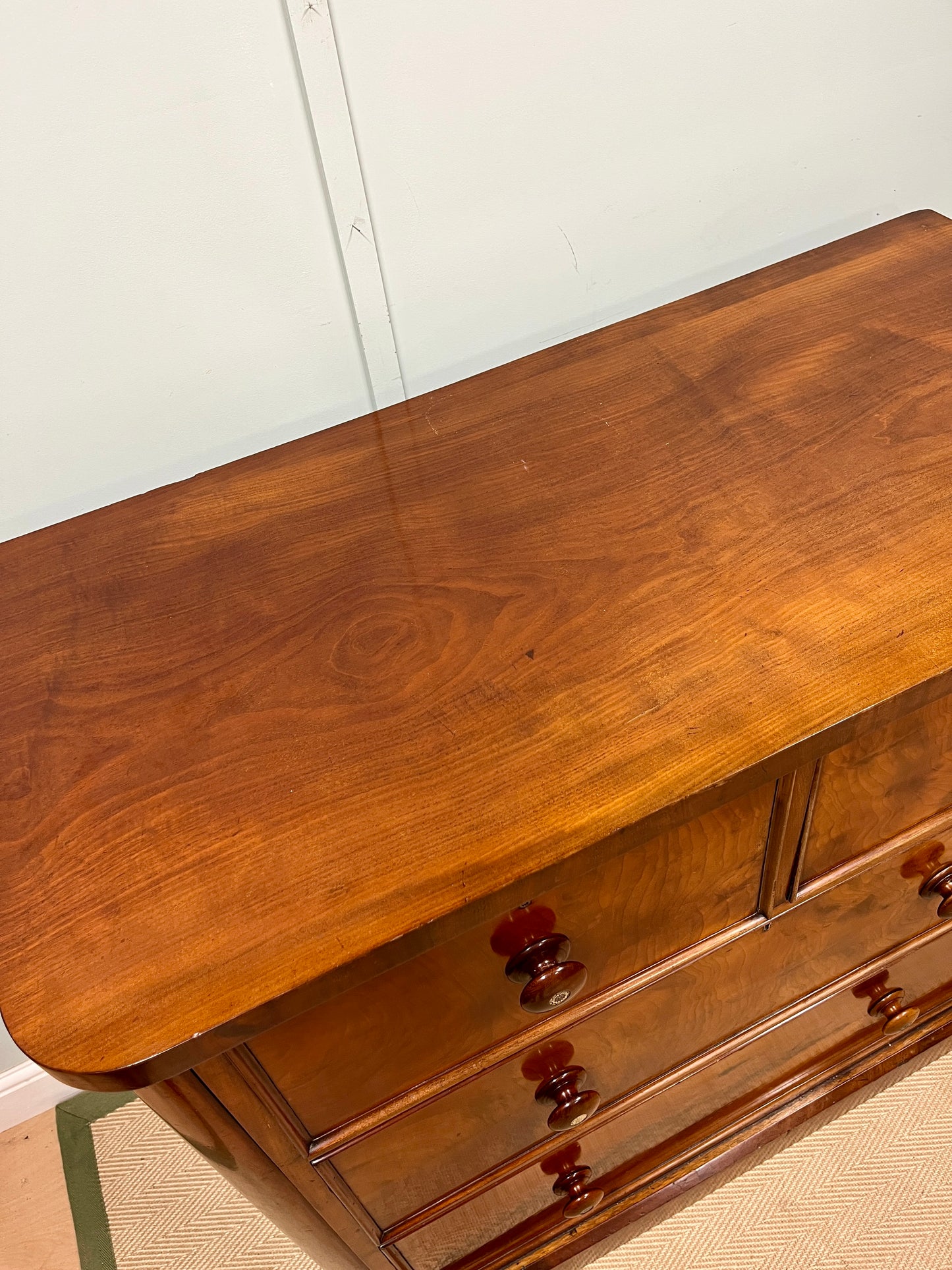 19th century mahogany chest of drawers