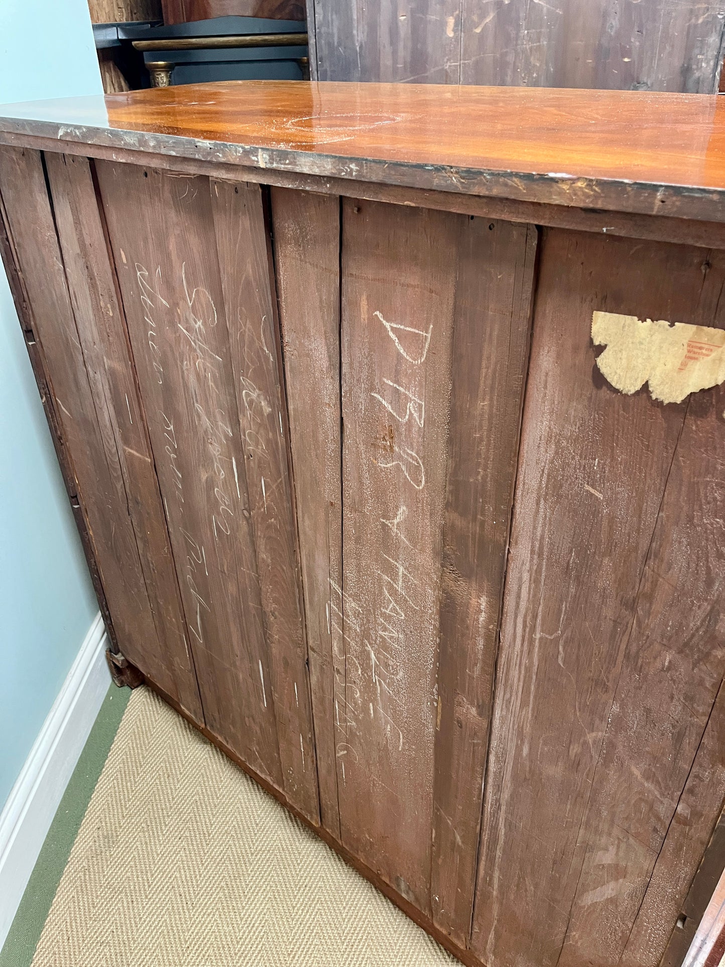 19th century mahogany chest of drawers