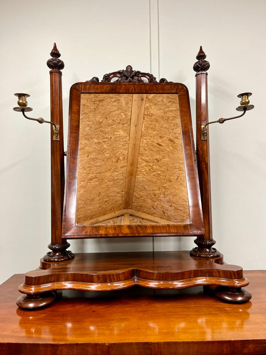 19th century toilet mirror