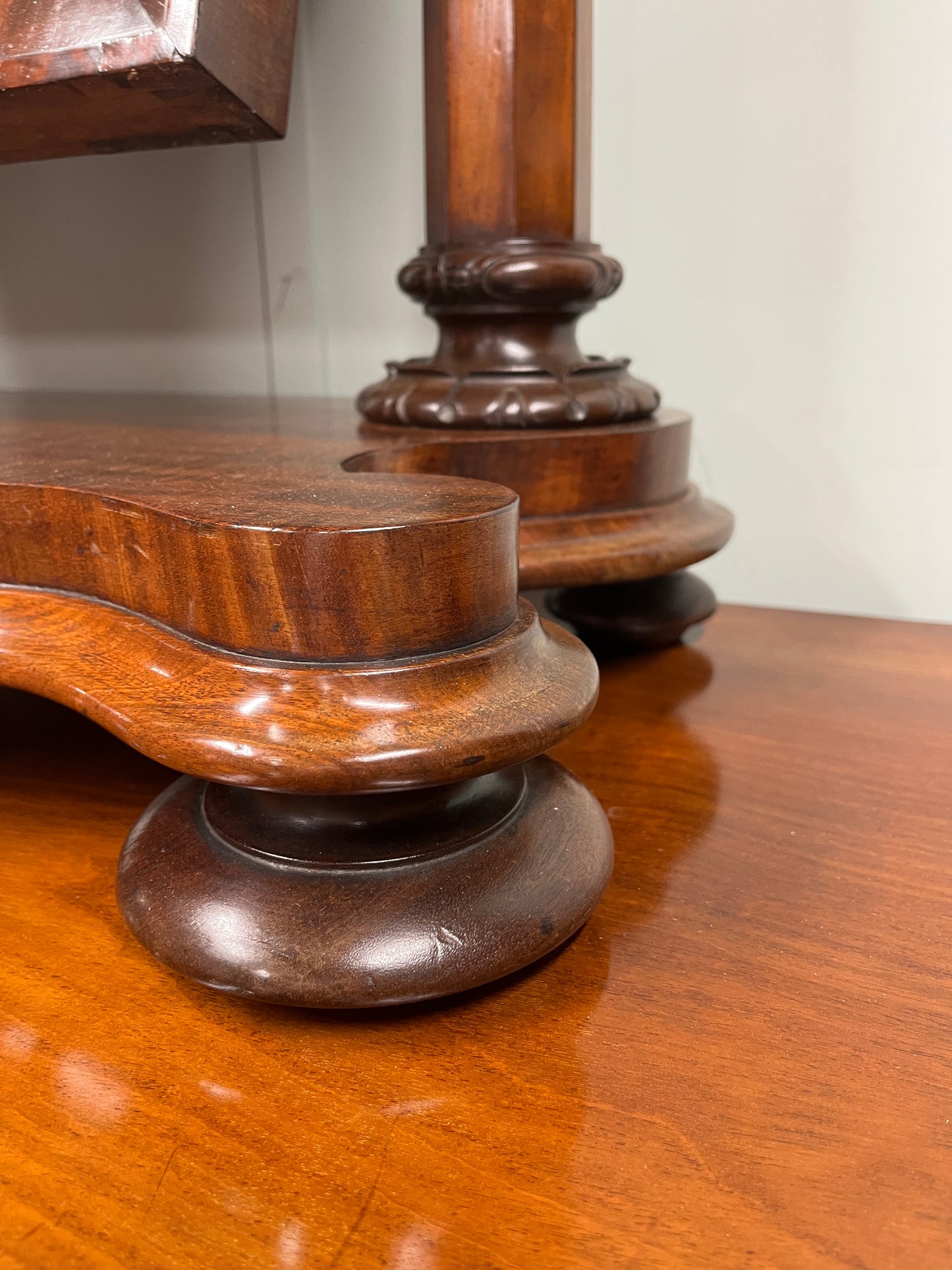 19th century toilet mirror